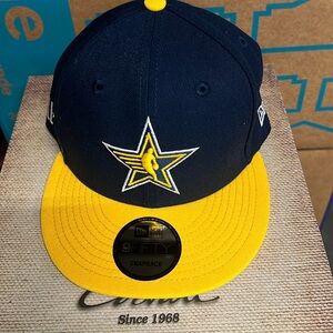 New Era 2024 NBA All-Star Game Arch Logo 9FIFTY Snapback Hat - Navy/Yellow